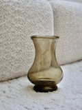 Smoky Brown Glass Vase