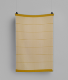 Kassett Wool Throw, Ochre Yellow/Grey Beige