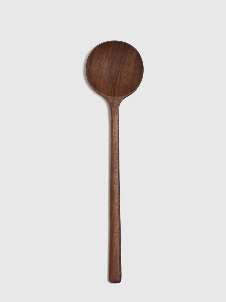 12" Round Walnut Spoon