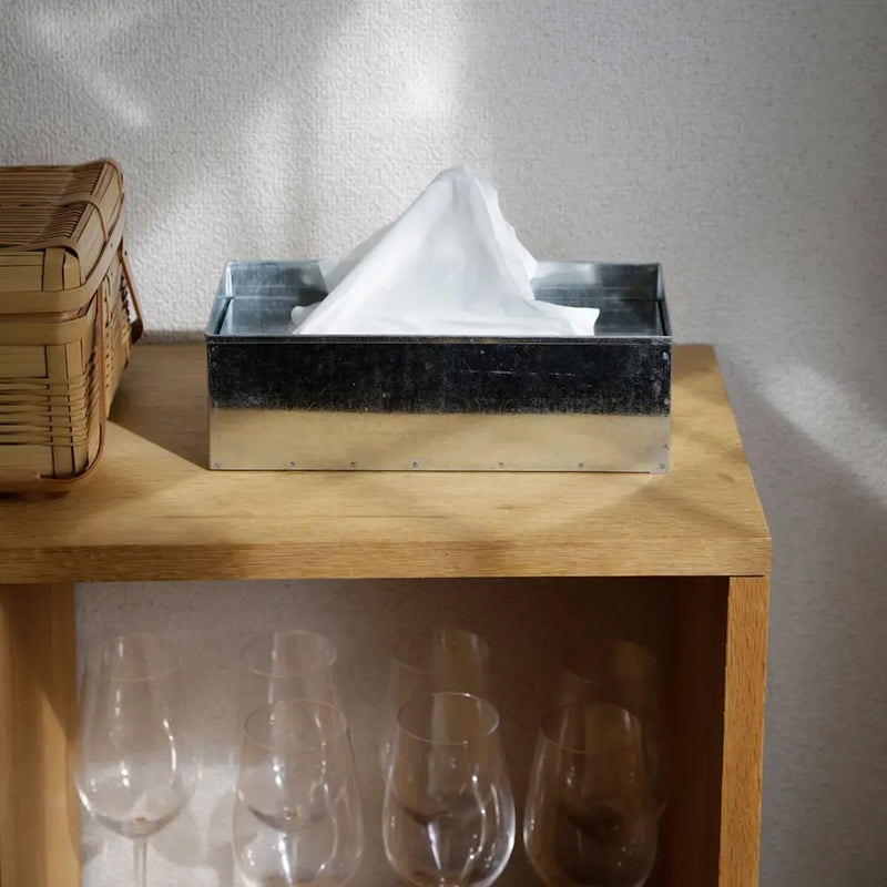 Galvanized Steel Tissue Box