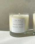 Palo Santo + Desert Rose Essential Oil Candle