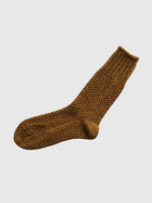 Wool Cotton Boot Socks, Mustard