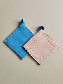 Suede Potholder, Teal