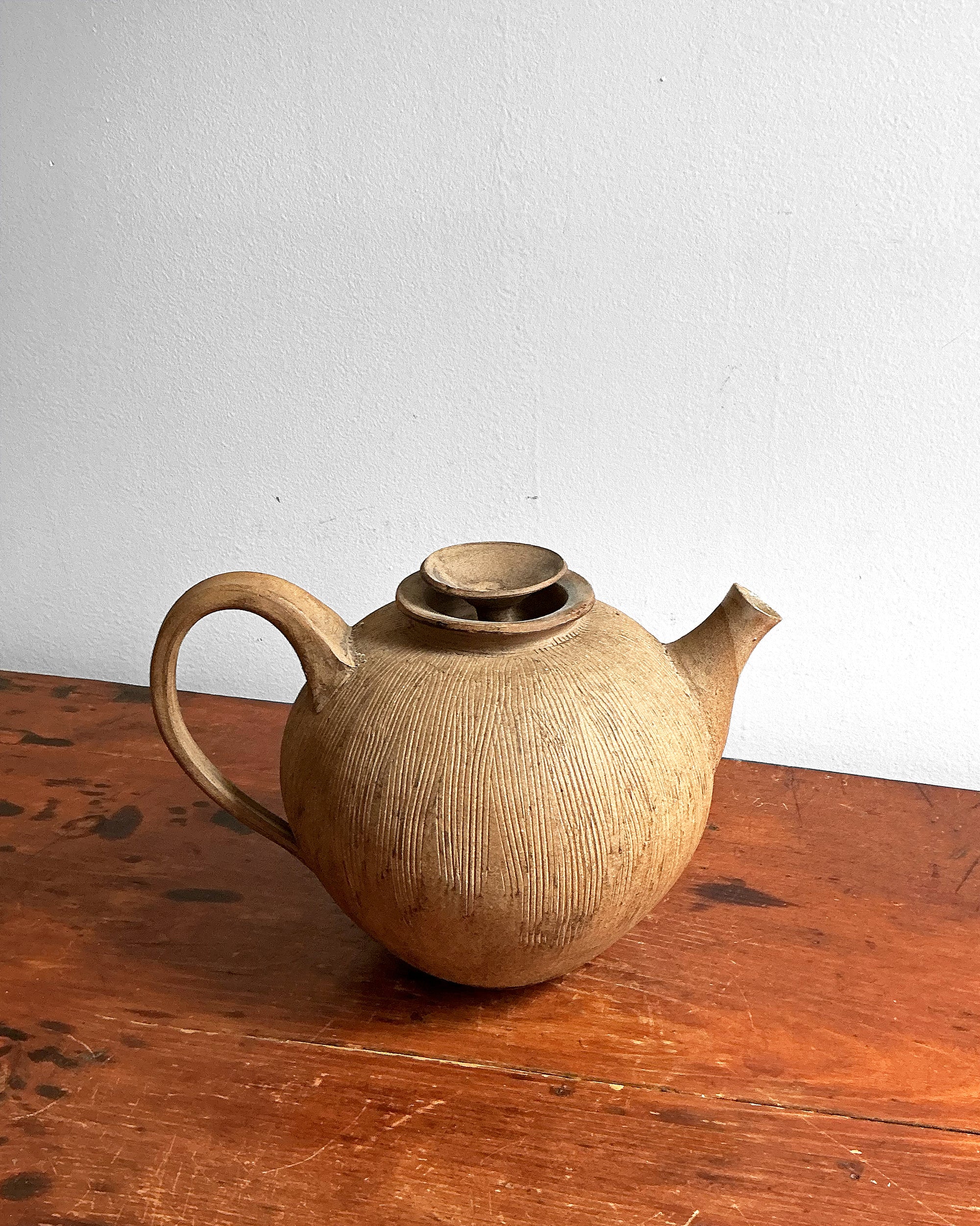 Vintage Stoneware Teapot, Ragnar Naess, 1970s