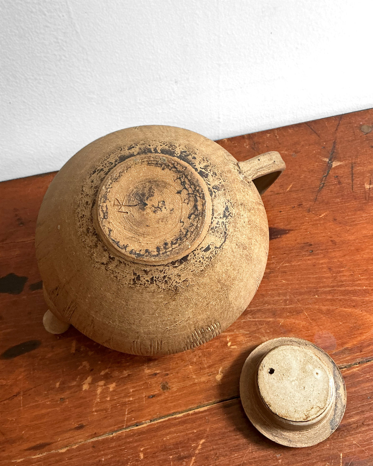 Vintage Stoneware Teapot, Ragnar Naess, 1970s