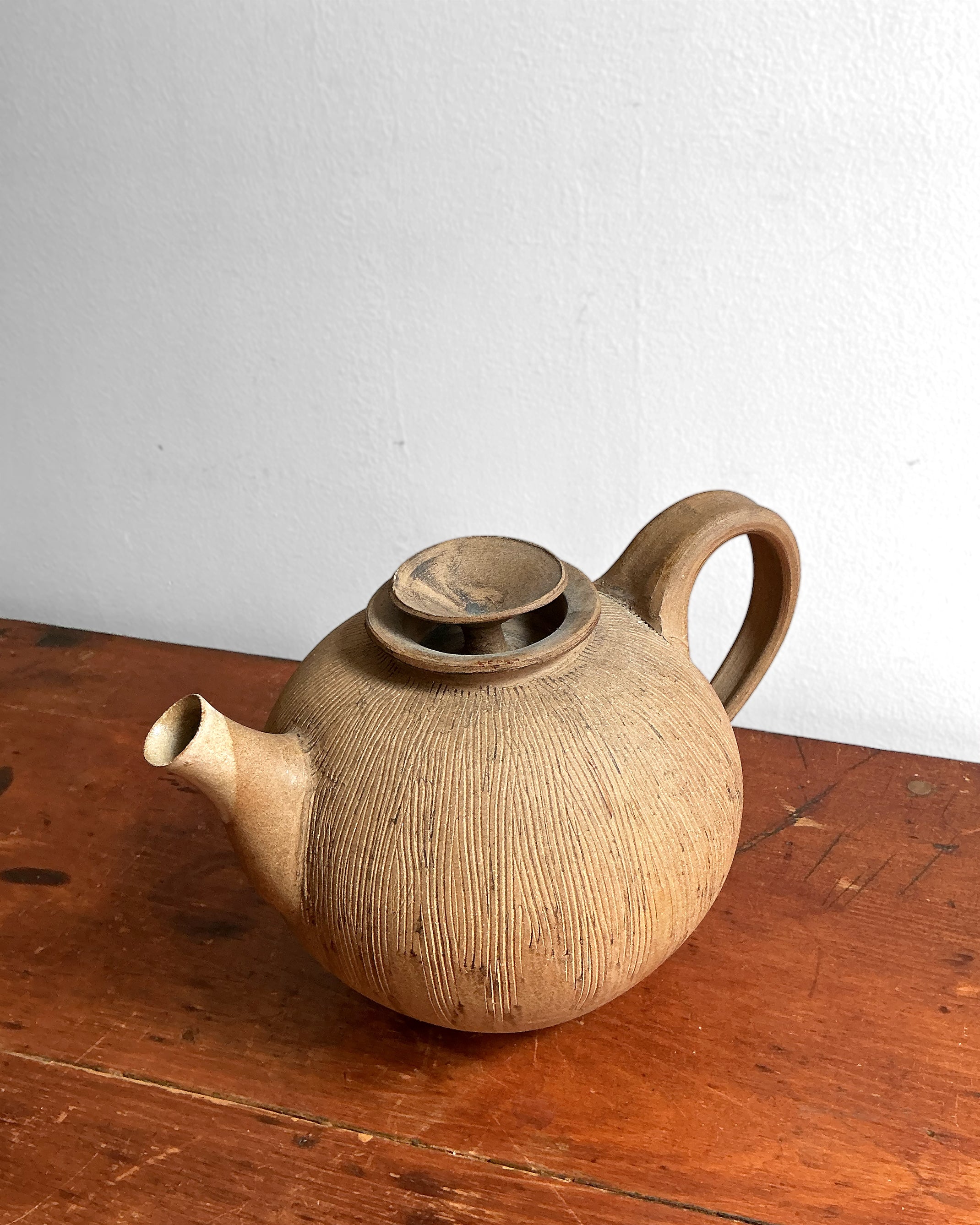 Vintage Stoneware Teapot, Ragnar Naess, 1970s