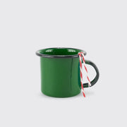 Mini Enamel Steel Mug in Nopal Green