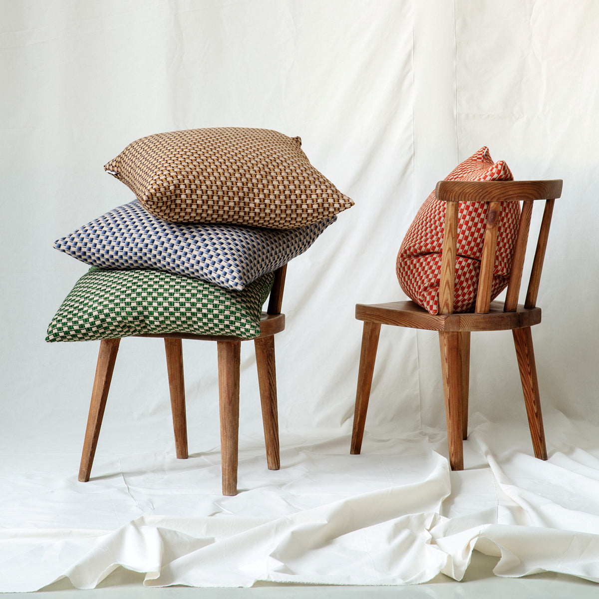 Isak Cushion, Red Sumac